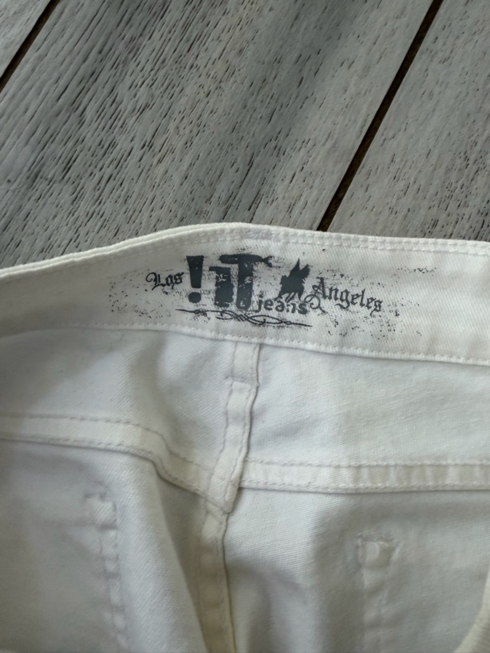 White Jean Shorts - Picture 6 of 12